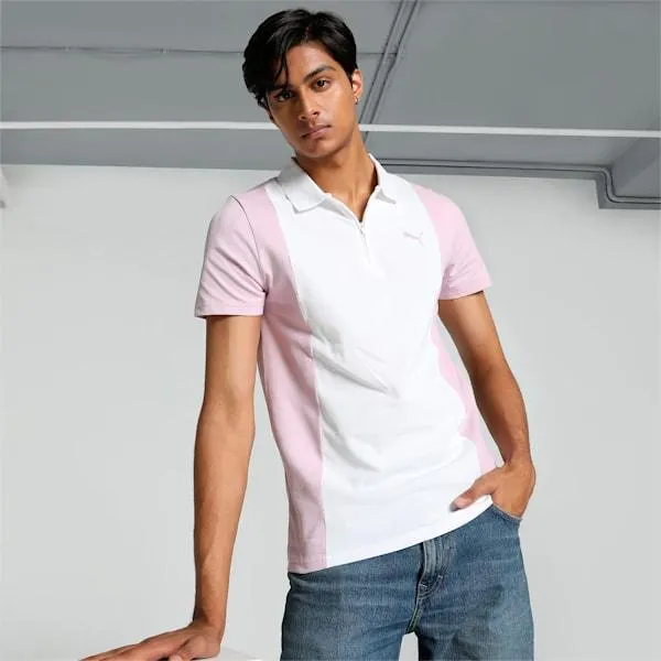 Elevated Colorblock Men's Slim Fit Polo