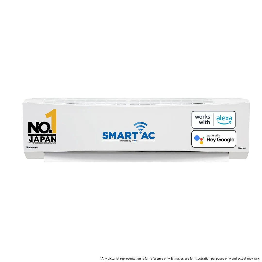 1.5 Ton 5 Star Wi-Fi Inverter Smart Split AC (Copper Condenser, 7 in 1 Convertible with True AI Mode, 4 Way Swing, PM 0.1 Air Purification Filter, Matter Certified, 2024 Model, White)
