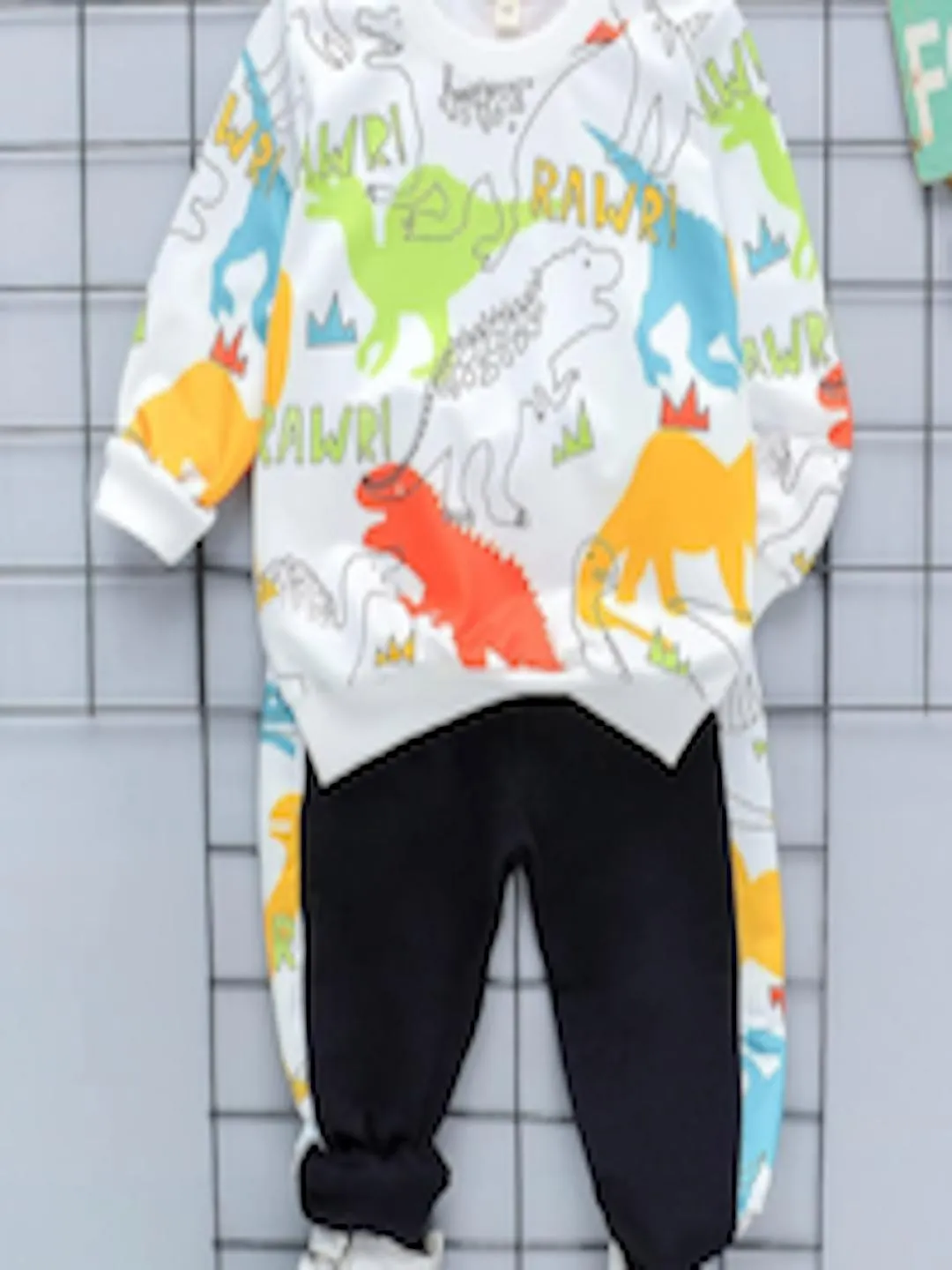 Boys Printed Pure Cotton Top with Trousers