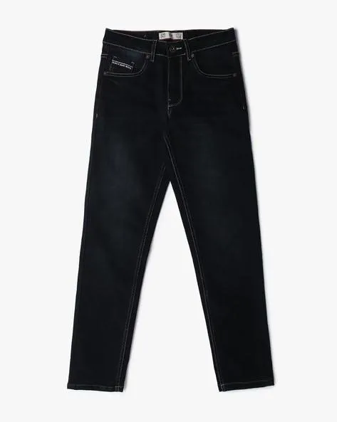 Lightly Washed Slim Fit Jeans