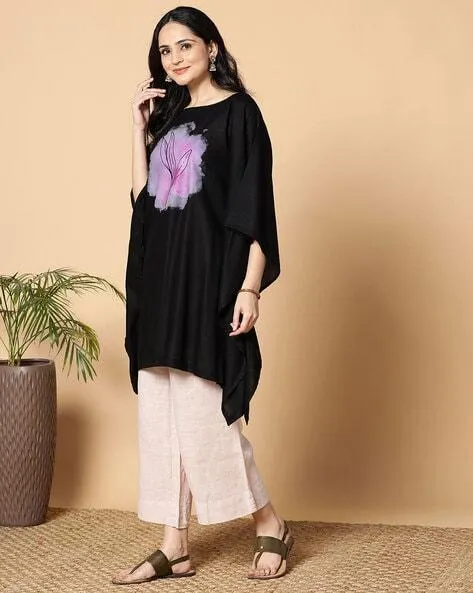 Women Graphic Print A-Line Kurti