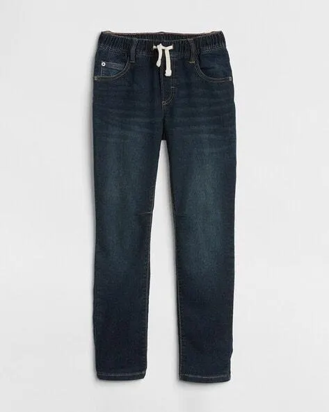 Boys Mid-Wash Slim Fit Jeans