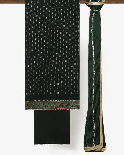 3-piece Embellished Unstitched Dress Material