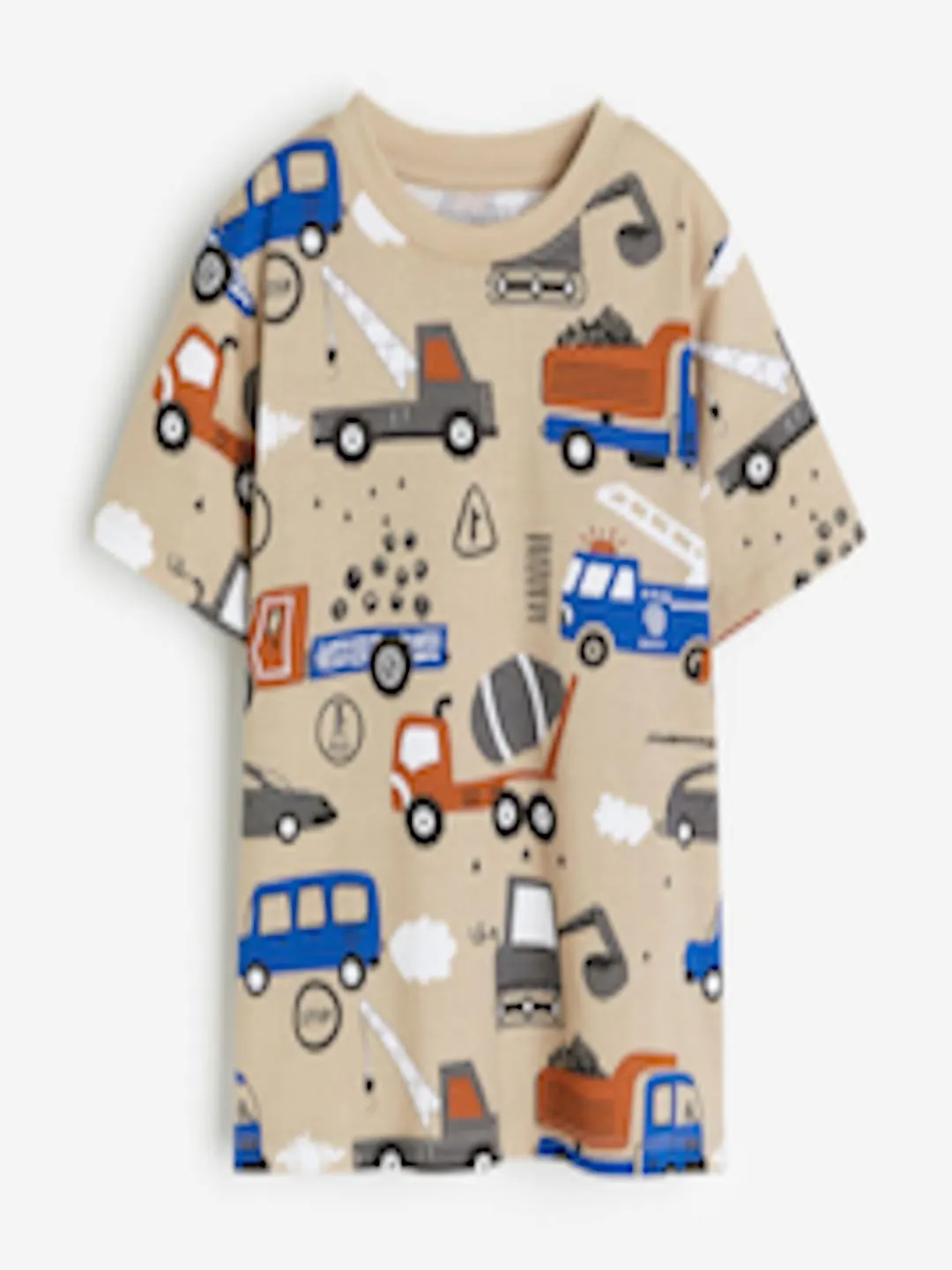 Boys Pure Cotton Printed Tshirt