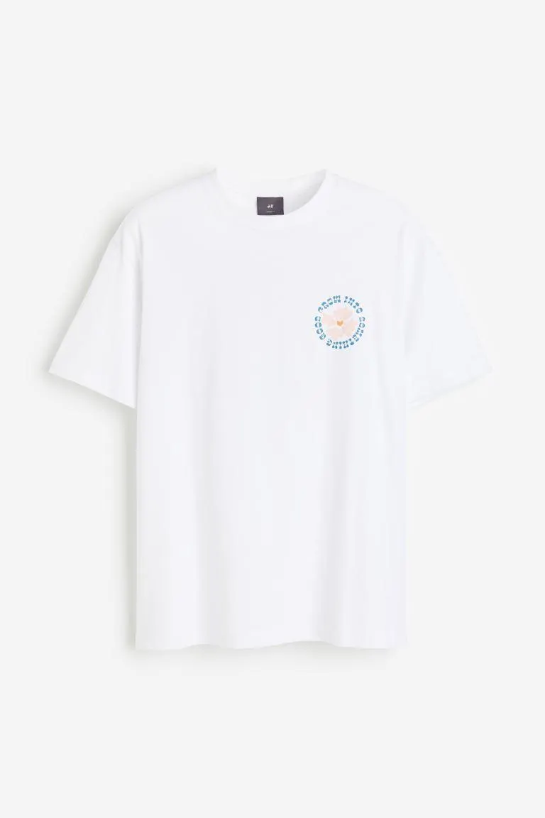 Tricou cu imprimeu Loose Fit