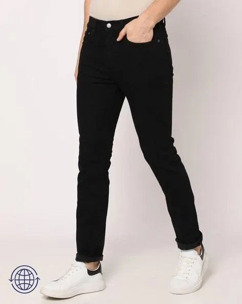 Mid-Rise Skinny Fit Jeans