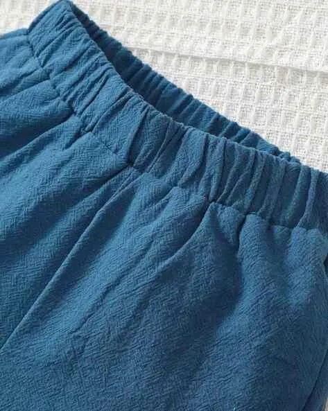 Boys Colourblock Shirt & Shorts Set