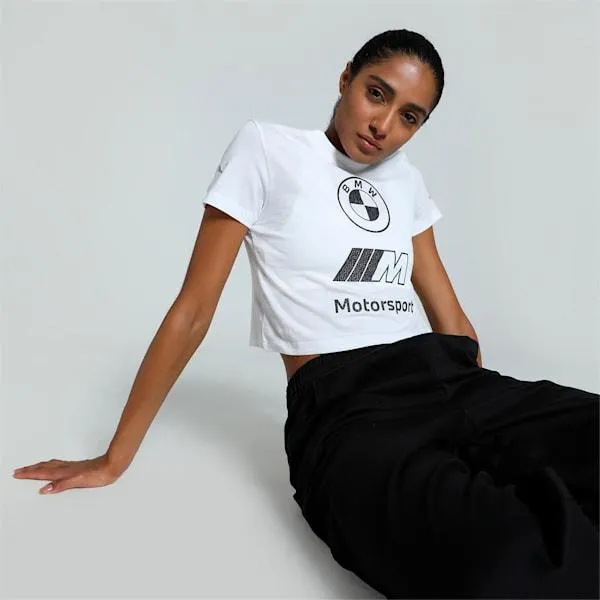 BMW MMS Vintage Logo Women's Slim Fit T-shirt