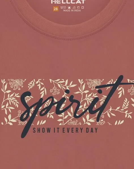 Pack of 5 Printed Round-Neck T-Shirt