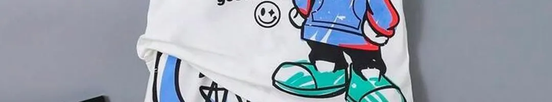 Boys Graphic Printed T-shirt with Shorts