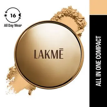 Lakme 9 to 5 Primer + Matte Powder Foundation Compact - Ivory Cream