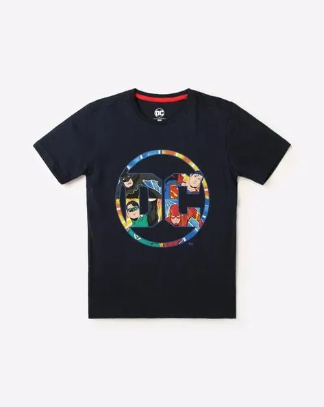 Graphic Print Round-Neck T-shirt