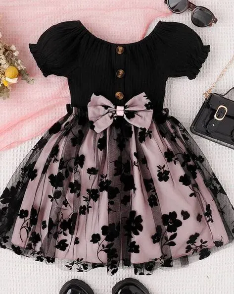 Floral Print Fit & Flare Dress