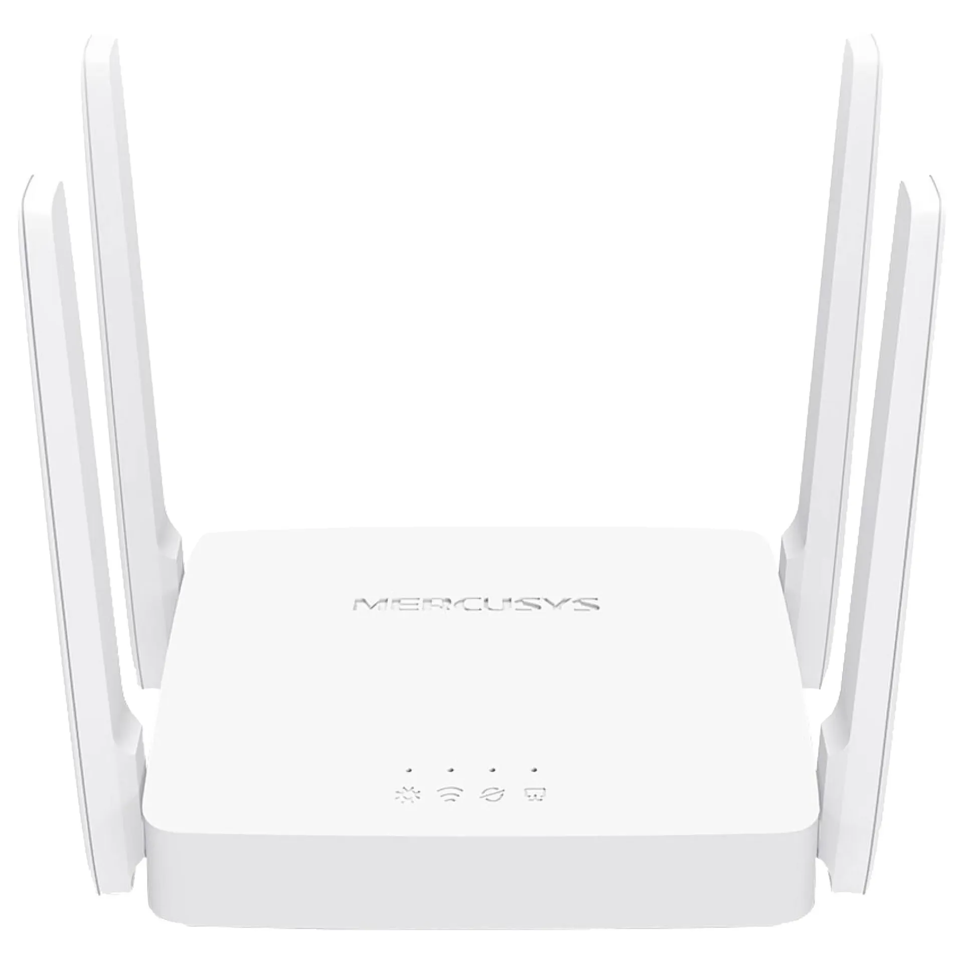 MERCUSYS AC Dual Band Up to 300 Mbps on 2.4 GHz, 867 Mbps on 5 GHz Wi-Fi Router (4 Antennas, 2 LAN Ports, Easy Installation, 10, White)