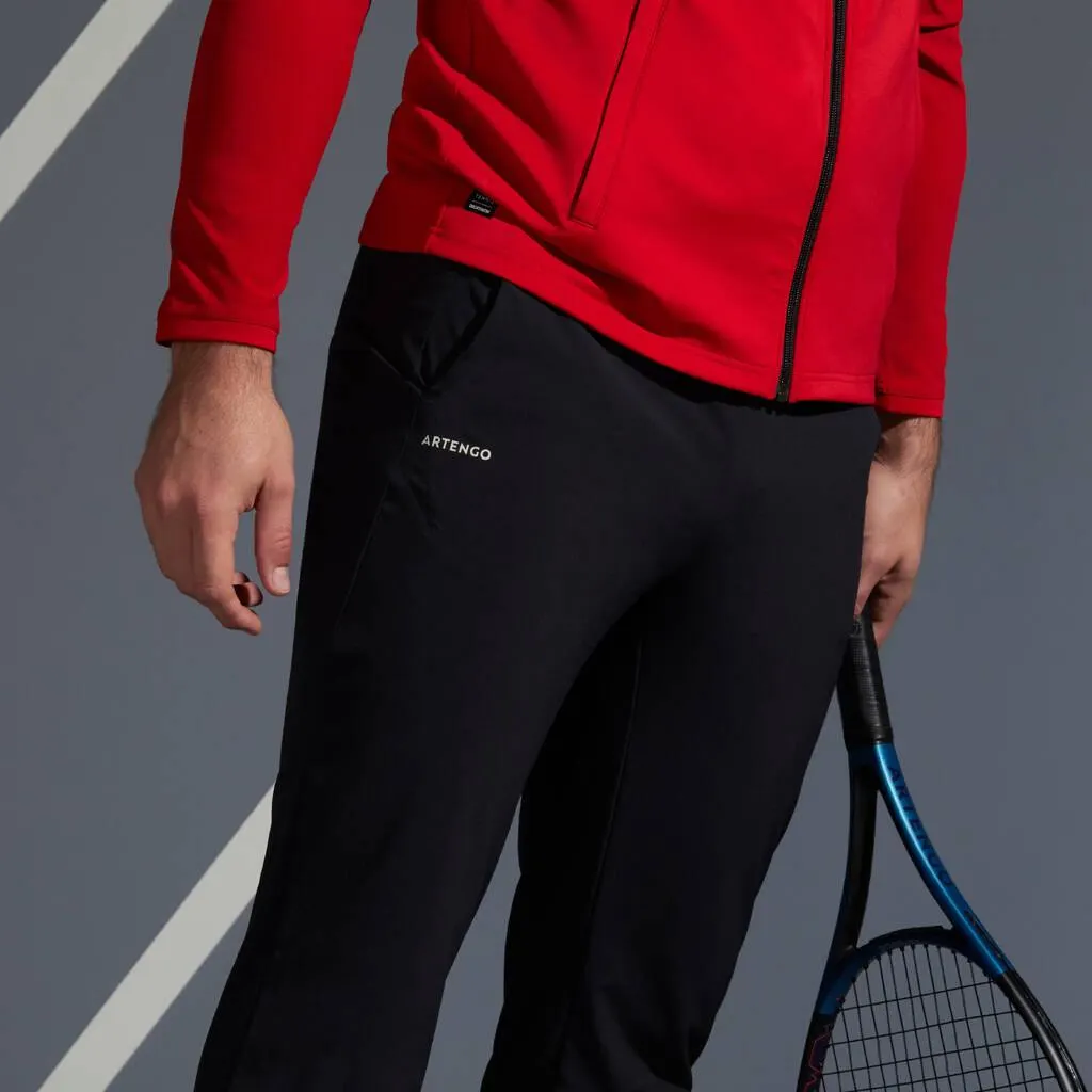Men Tennis Pant Dry 500 Black