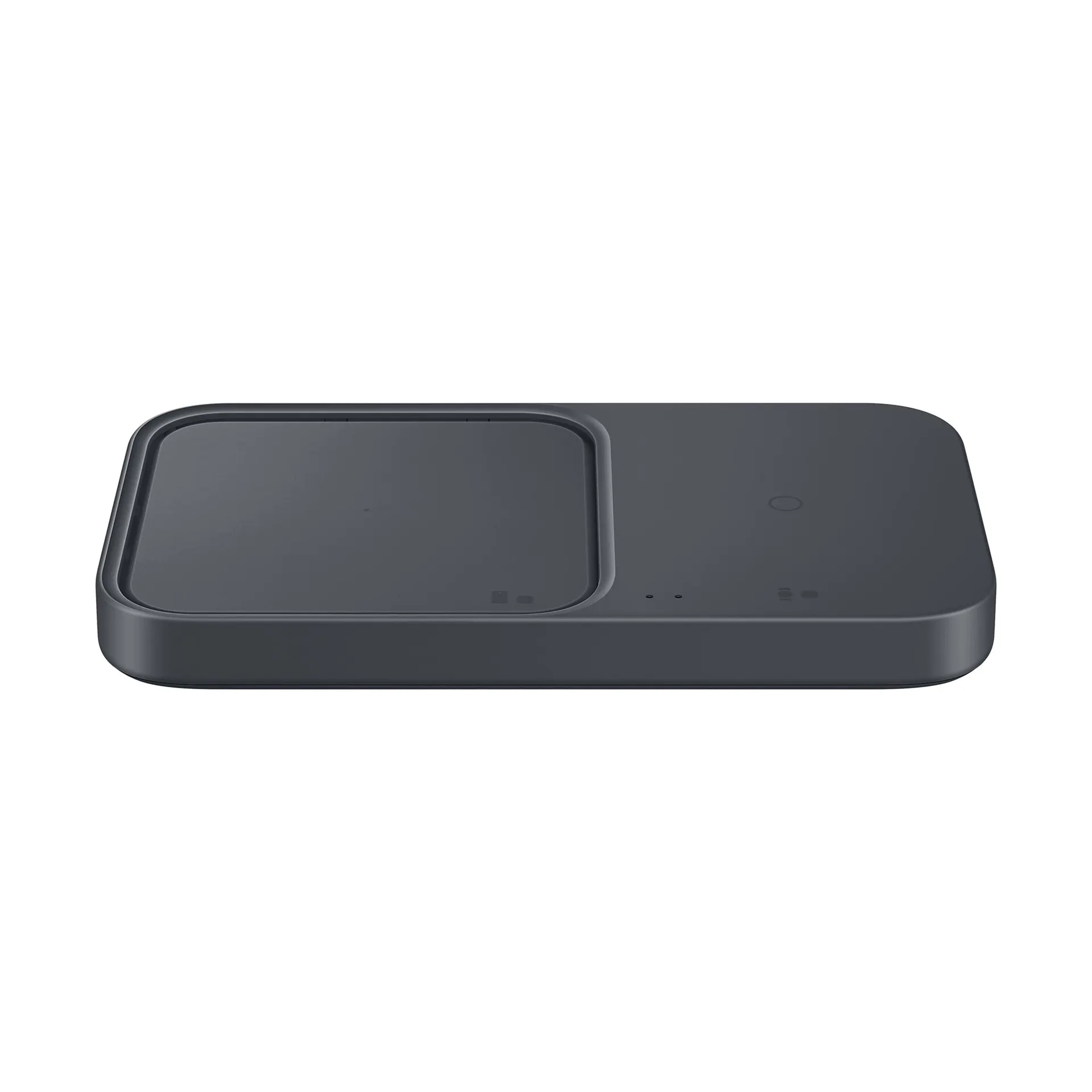 SAMSUNG Duo 15W 2-in-1 Wireless Charger for iOS, Android, Smart Watch (Adaptive Charging, Dark Gray)