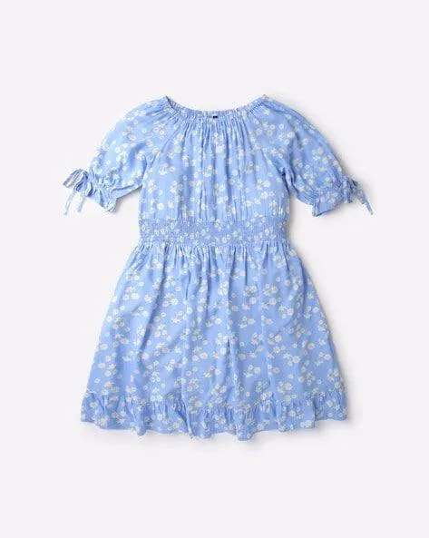 Floral Print Fit & Flare Dress