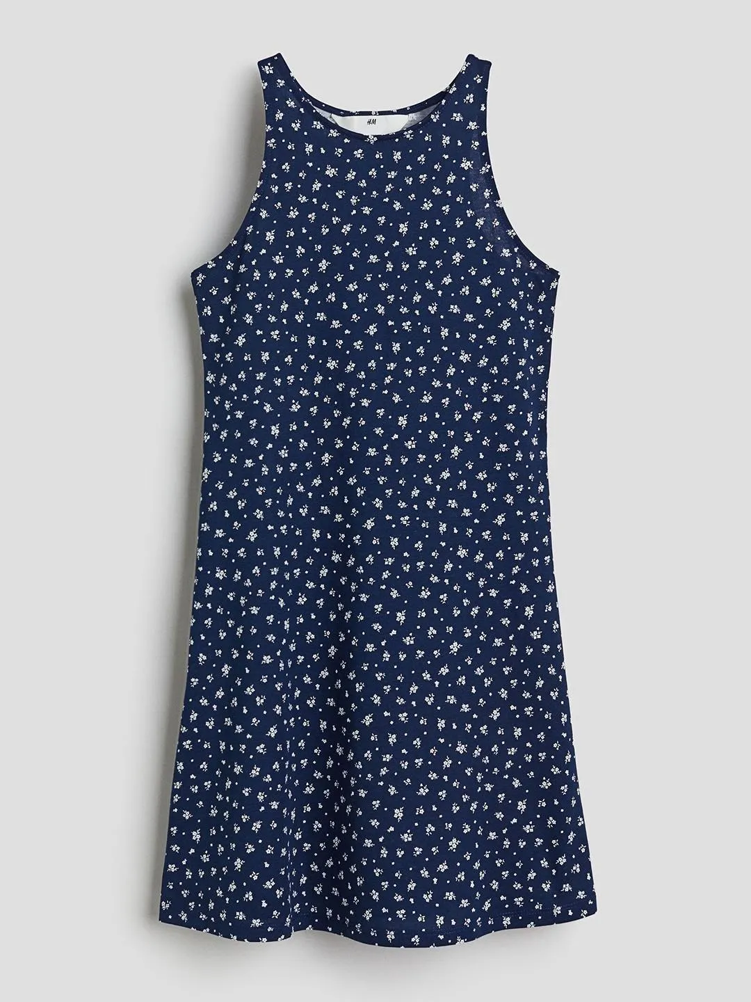 Girls Cotton Sleeveless Jersey dress