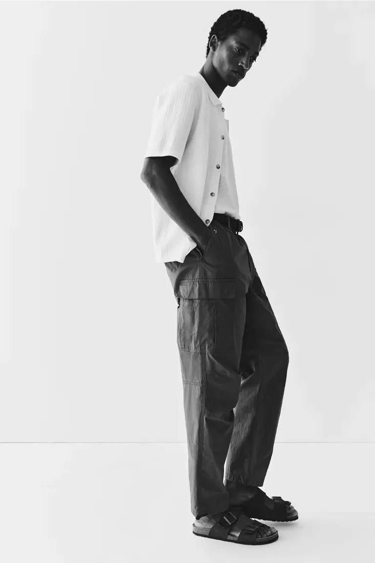 Regular Fit Ripstop Cargo Pants