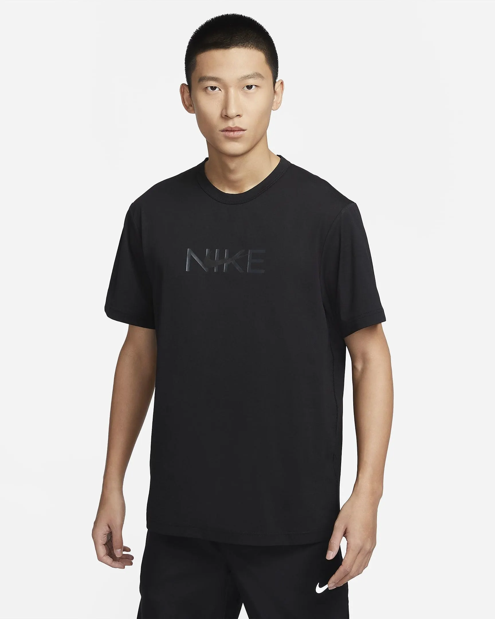 Men's Dri-FIT UV Protection Short-Sleeve Fitness Top