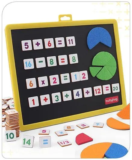 Babyhug Magnetic Number Fun Puzzle Set Multicolor - 144 Pieces