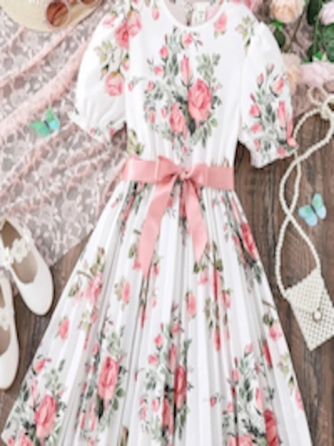 Floral Print Fit & Flare Dress