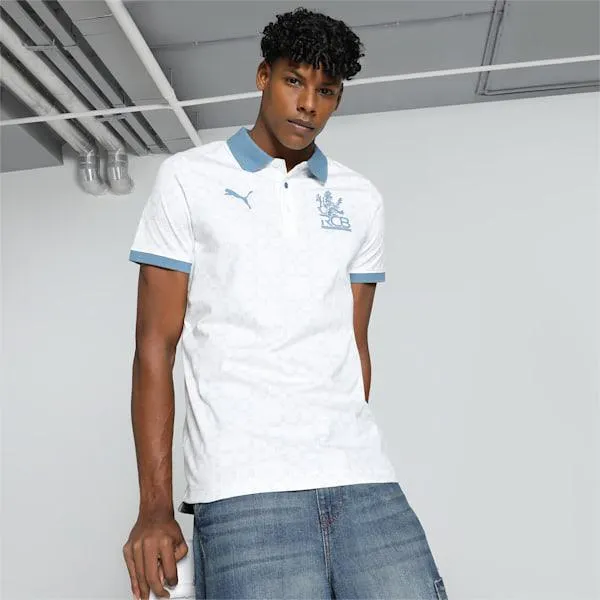 PUMA x RCB Men's Printed Polo