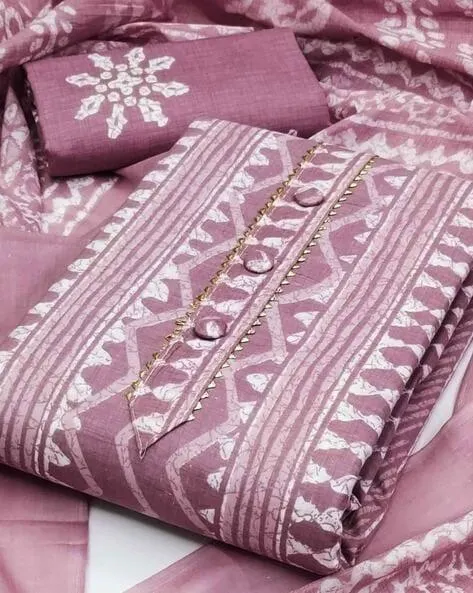 Printed Unstitched Dress Material