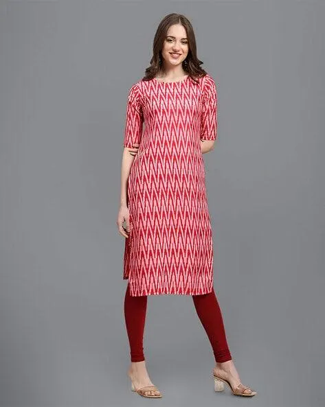Women Printed Straight Kurta