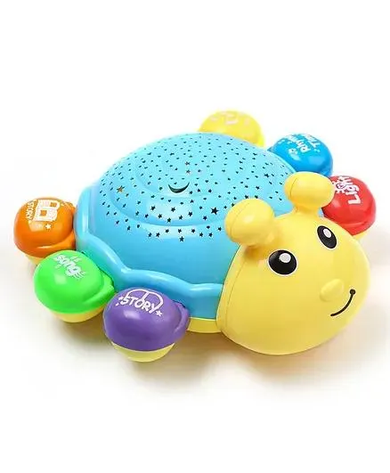 Babyhug Beetle Musical Projector Toy - Yellow