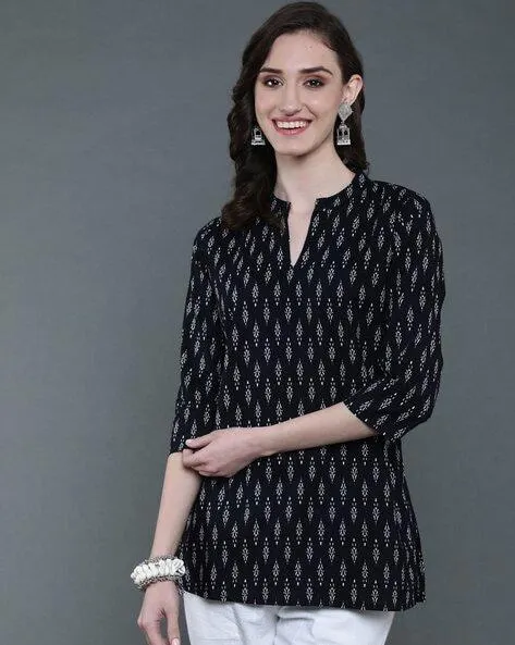 Floral Print Straight Tunic