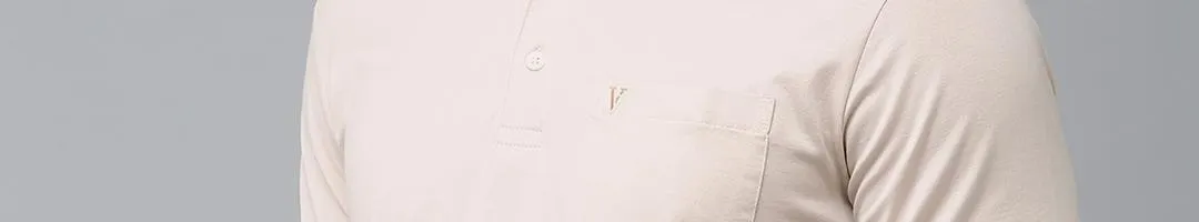 Men Polo Collar Pure Cotton T-shirt