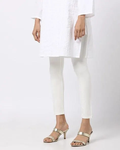 Ankle-Length Churidars with Elasticated Wasitband