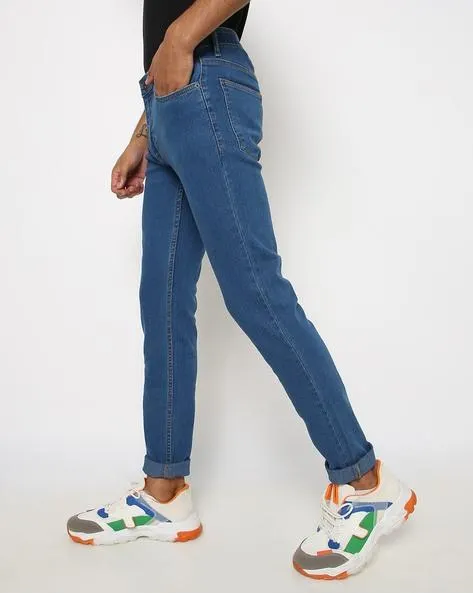 Men Mid-Rise Skinny Fit Jeans