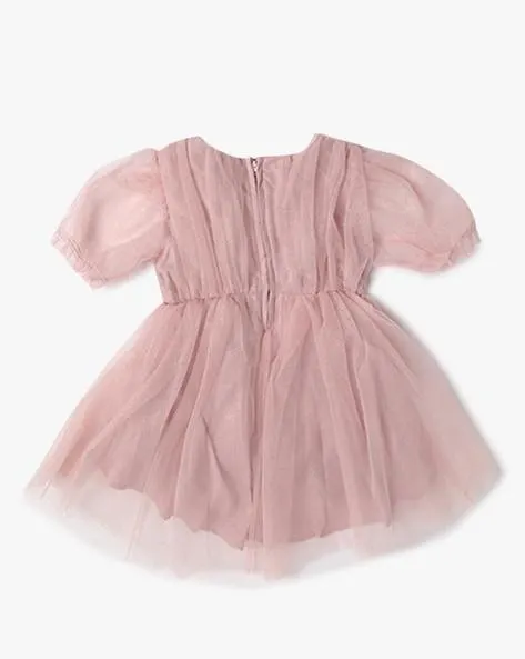 Glittery Fit & Flare Dress