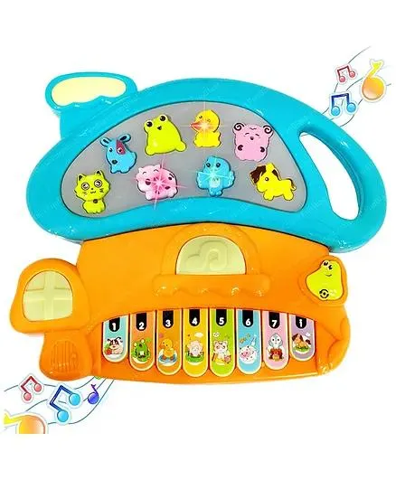 Bunie Electric Mushroom Shaped Piano with Organ Keyboard for Kids 1 Pc Random Color