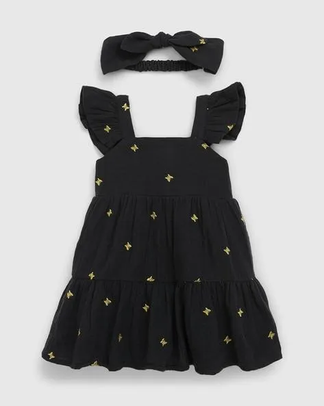 Tiered Dess with Bloomers & Hairband