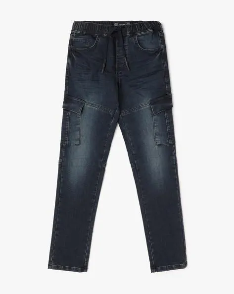 Lightly Washed Slim Fit Jeans