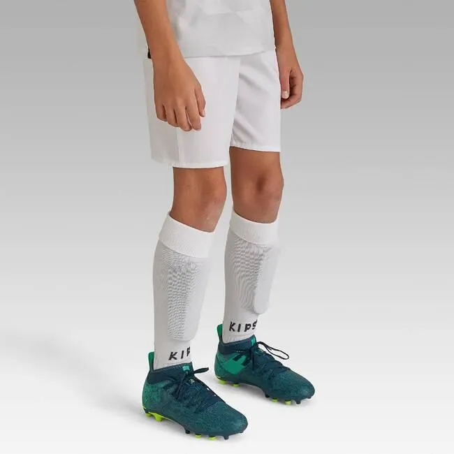 Kids' Football Shorts Viralto Club - White