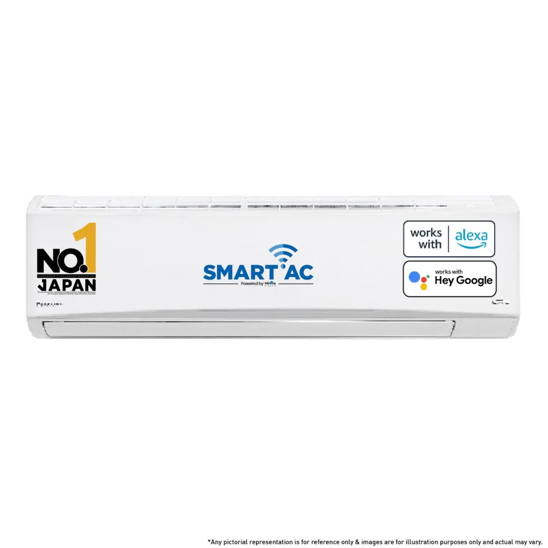 2.2 Ton 4 Star Inverter Smart Split AC (Copper, 7 in 1 Convertible with True AI Mode, Twin Cool Inverter, Wifi enabled, 4 Way Swing, PM 0.1 Air Purification Filter, 2024 Model, White)