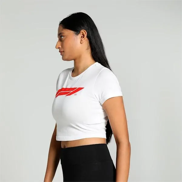 F1 Motorsport Women's Slim Fit Crop T-shirt
