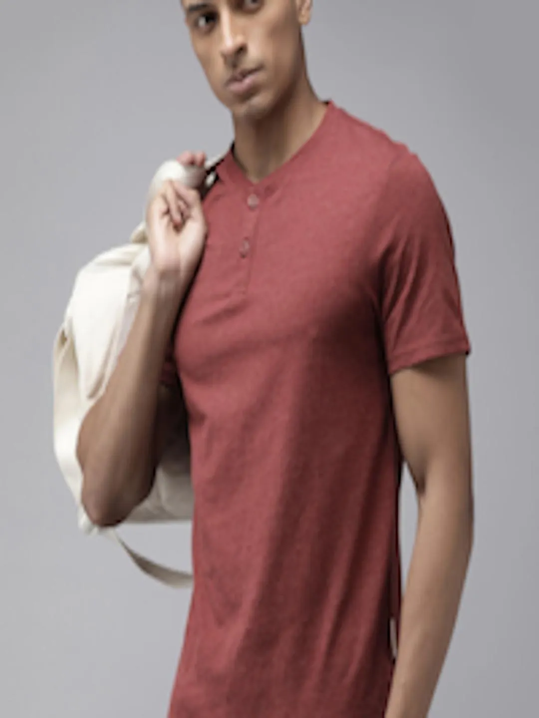 The Life Co. Henley Neck T-shirt