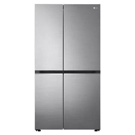 650L, Convertible Side-by-Side Refrigerator with Smart Inverter Compressor, Hygiene Fresh+™, DoorCooling+™, Smart Diagnosis™, Shiny Steel Finish
