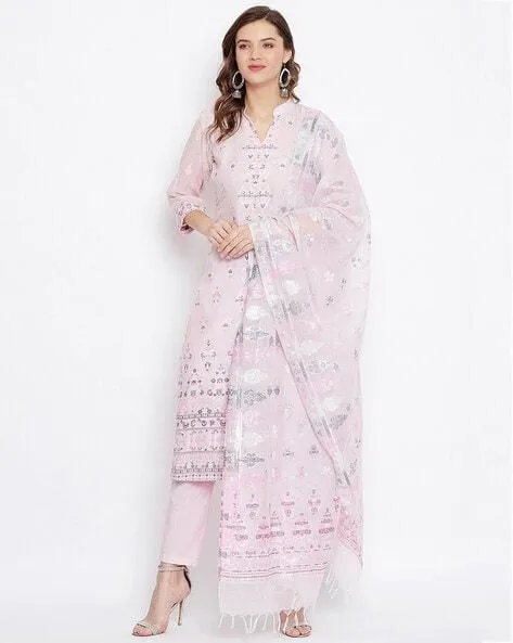 Woven Unstitched Dress Material