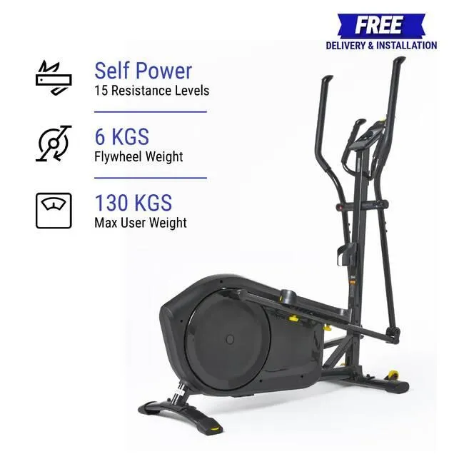 Elliptical EL520B, Self-Powered, 6kg Flywheel, Smart Cross Trainer , Max 130kg