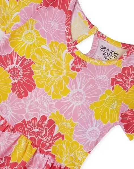 Floral Print Fit & Flare Dress