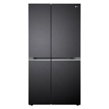 650L, Convertible Side-by-Side Refrigerator with Smart Inverter Compressor, Multi Air Flow, Multi Digital Sensors, Express Freezing, Smart Diagnosis™, Matte Black Finish