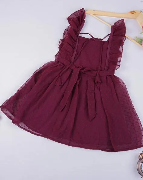 Polka-Dot Fit & Flare Dress