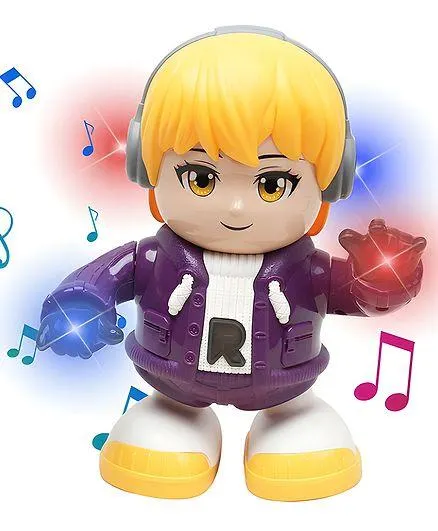 NEGOCIO Sing And Dance Toy,Interactive Sing And Dance Toys | Light Up Dancing Toy With LED Lights And Music Preschool Electric Rocking Toy- PACK OF 1 - COLOR MAY VARY