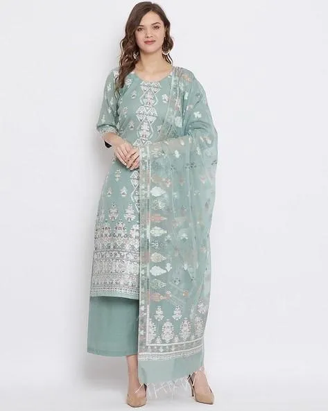 Woven Unstitched Dress Material